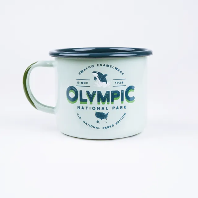 Olympic Enamel Camping Mug | U.S. National Parks