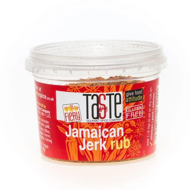 Jamaican Jerk rub (hot) 40g box of 12
