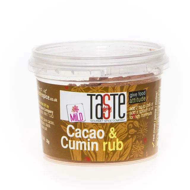 Cacao & Cumin rub (mild) 35g box of 12