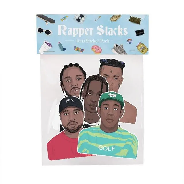RAPPER STACKS: 10S STICKER PACK