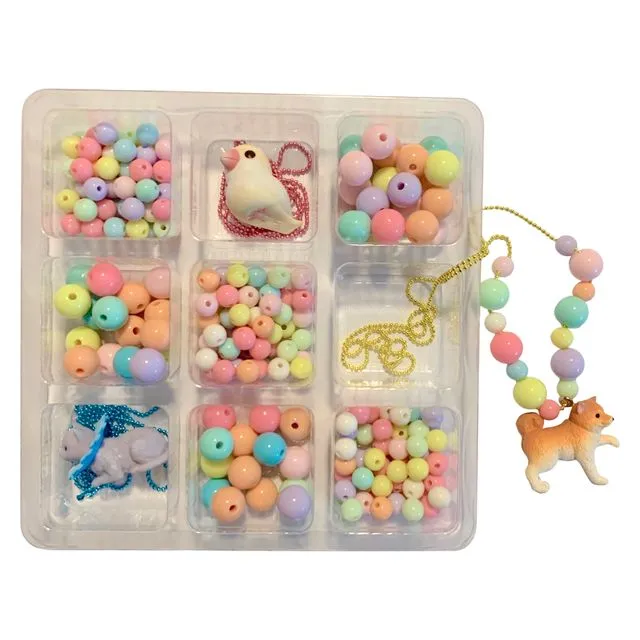 Deluxe Pop Cutie Necklace DIY Box (Make your own necklaces) - Pack of 3