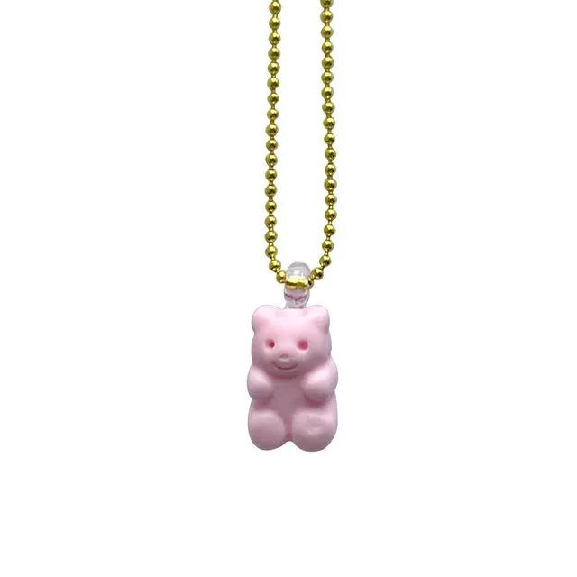 Pop Cutie Gacha Marshmallow Bear Necklaces - Set of 12