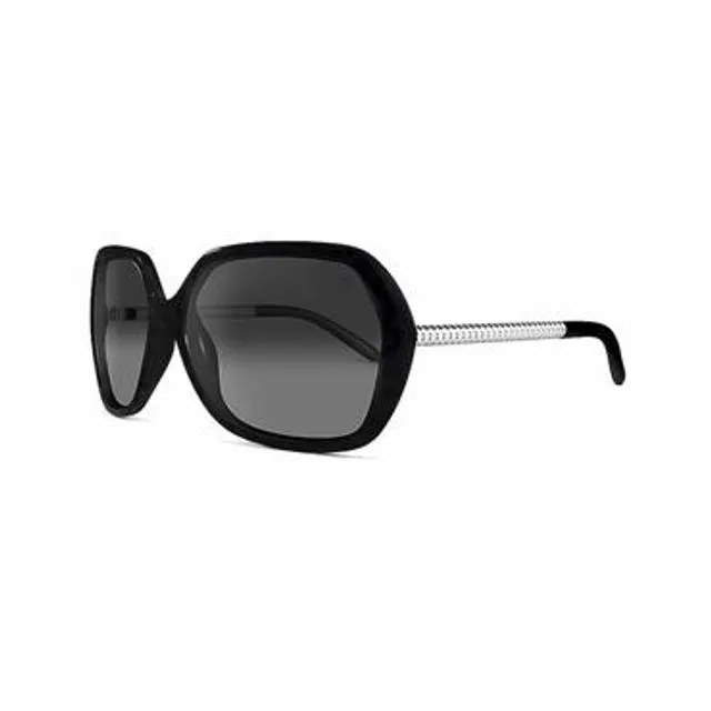 Ladies 'Paris' Oversized Sunglasses In Black