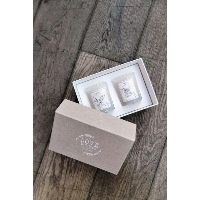 Love In St Rémy Candles Duo Box