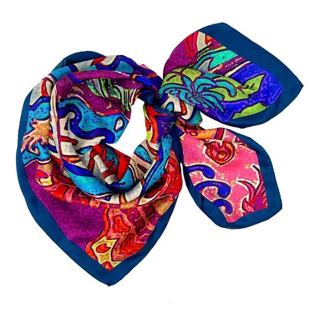 Chinese Kites Silk Scarf - Necktie