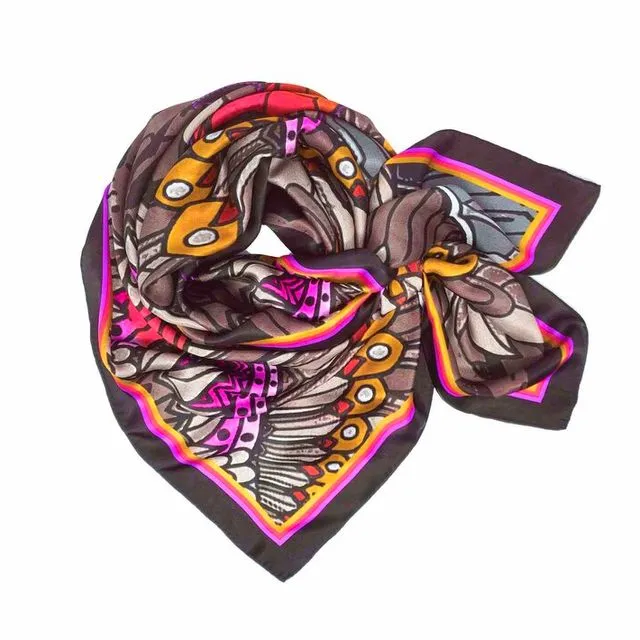 Eagles Orange Silk Scarf - Necktie