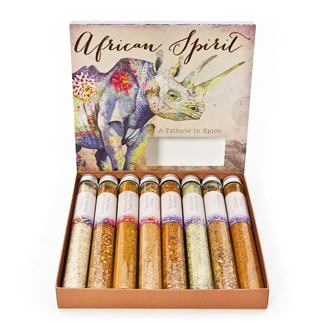African Spirit | Collection of 8 Traditional African Spices (Pack of 6)