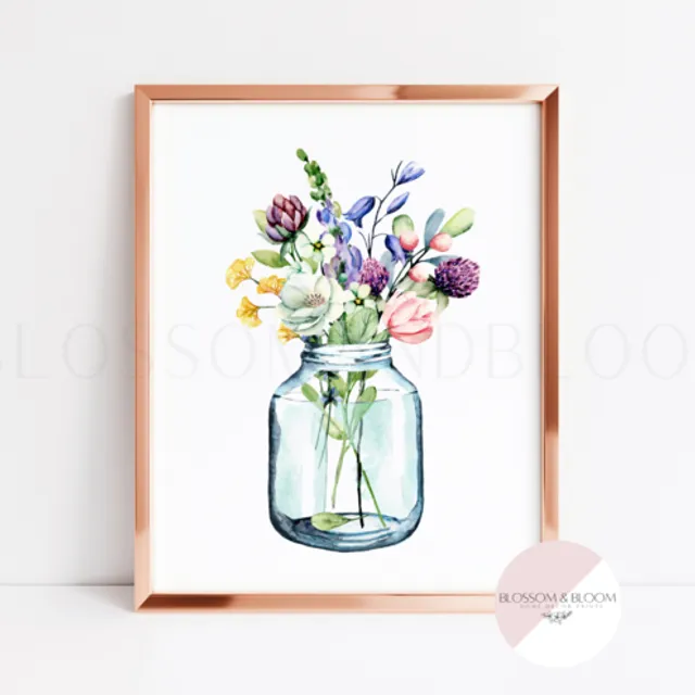 Floral Vase Print