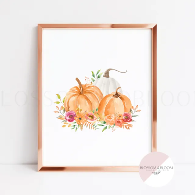 Pumpkin Trio Print