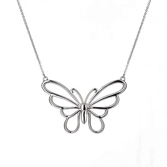 Gaia - Filigree Butterfly - Necklace