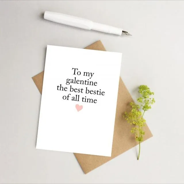 Galentine’s day card for best friend (Pack of 6)