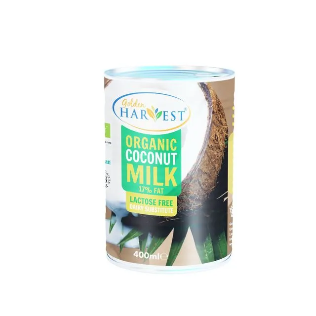 Golden Harvest Organic Coconut Milk-400ml | with No Guar Gum