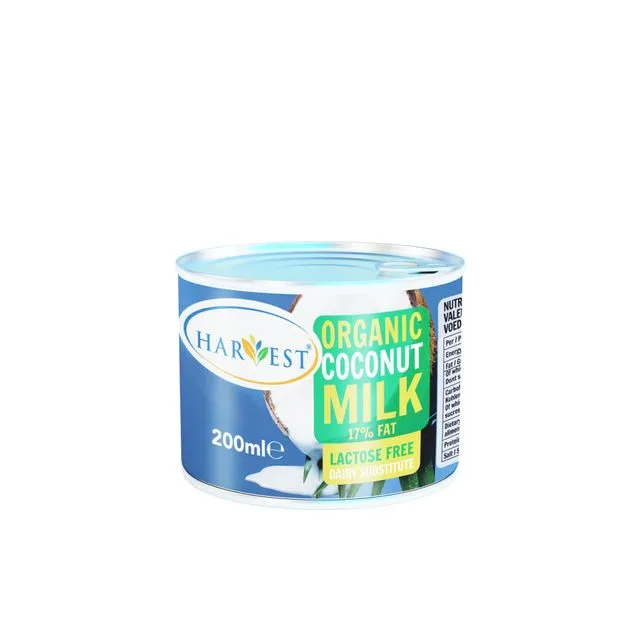 Golden Harvest Organic Coconut Milk-200ml | with No Guar Gum