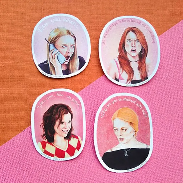 Mean Girls Vinyl Sticker Set