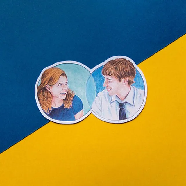 The Office Jim and Pam Sticker
