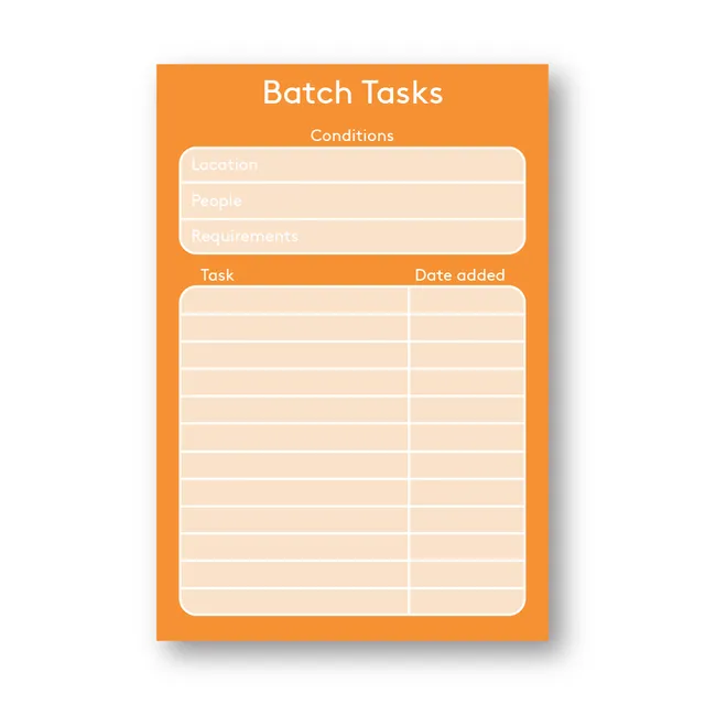Batch Notepad - Pack of 15
