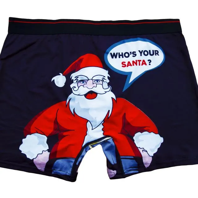 Boxershorts "Who’s Your Santa"