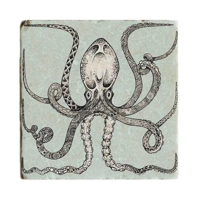 Ligarti Natural Stone Coaster | Design Tile | Oktopus