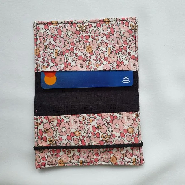 Card Holder Fabric Flowers