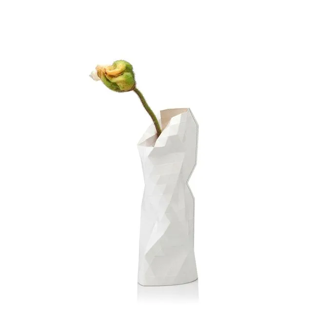 Paper Vase Cover Plain White (Small)