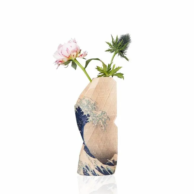 Paper Vase Cover The Wave (Small)