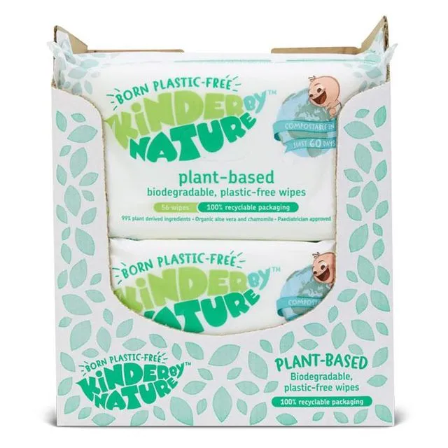 PLANT-BASED WIPES - PACK OF 12
