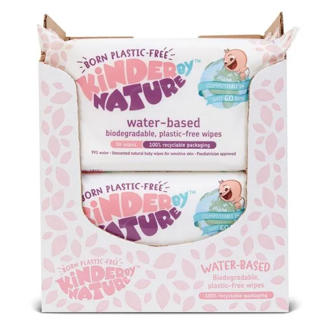 WATER-BASED WIPES - PACK OF 12