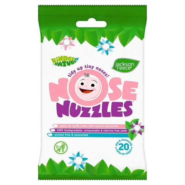 NOSE NUZZLES WIPES - PACK OF 8