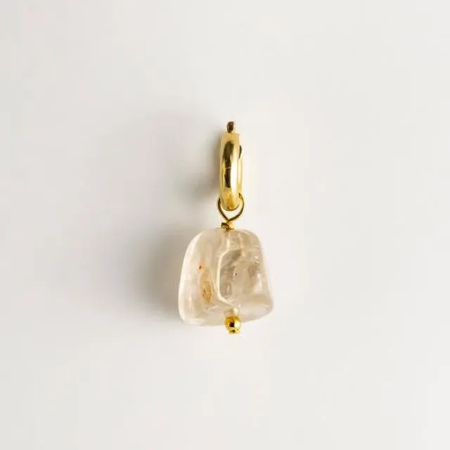 Agusan Crystal Rock Stone - Single Earring