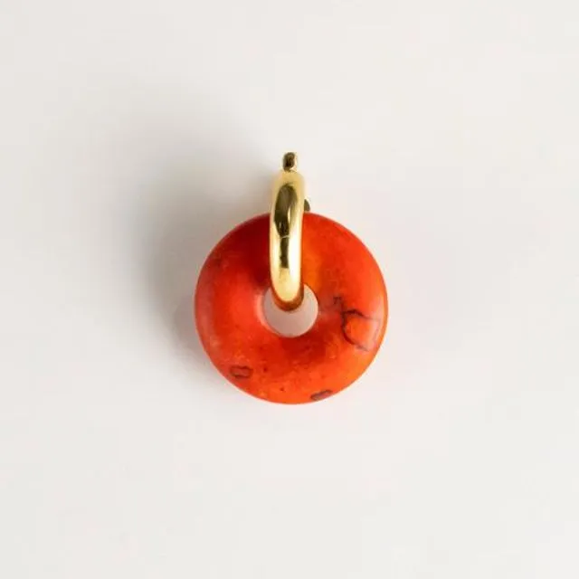 Lanao Red Turquoise - Single Earring