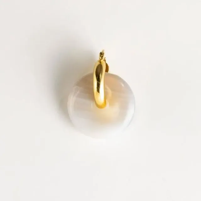 Lanao White Opaline - Single Earring