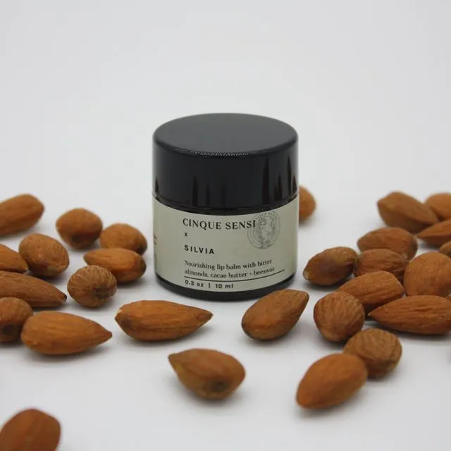 Silvia: Artisanal Almond & Cacao Lip Balm (10ml)