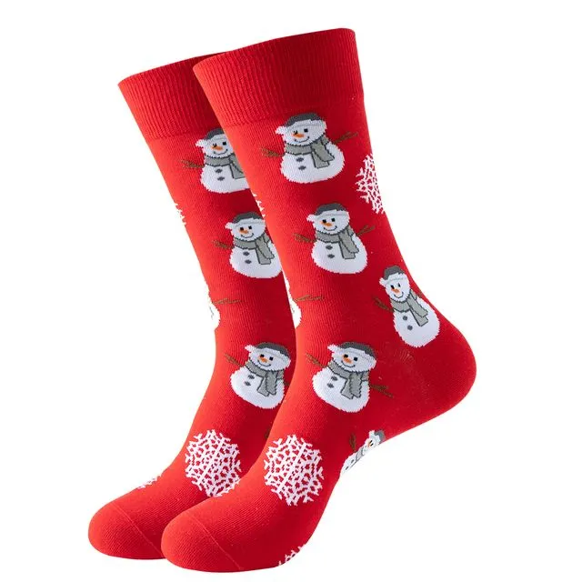 Socks 5 "Frosty the snowman"