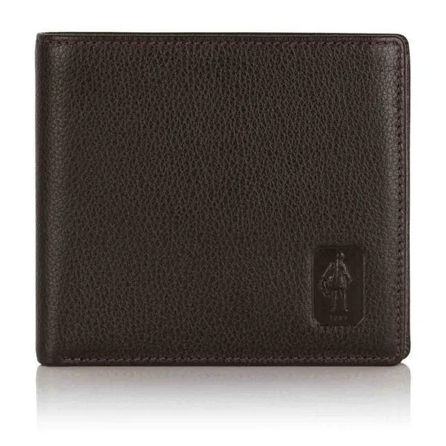 Malvern Leather Wallet with Coin Pocket - Espresso