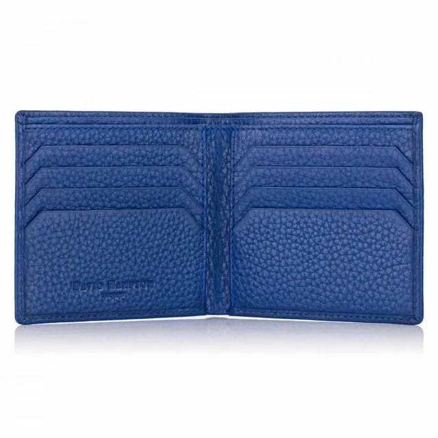 Richmond Leather Billfold Wallet - Sapphire blue