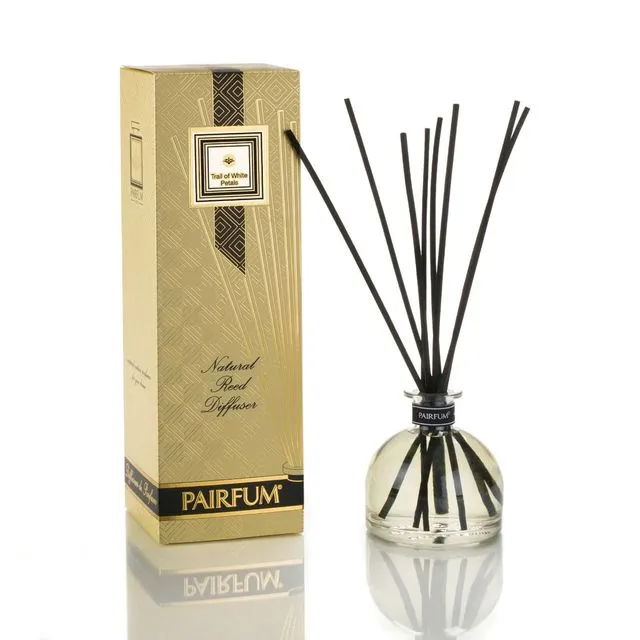 Trail of White Petals Large Reed Diffuser 250 ml – Bell Shape (Case of 4)