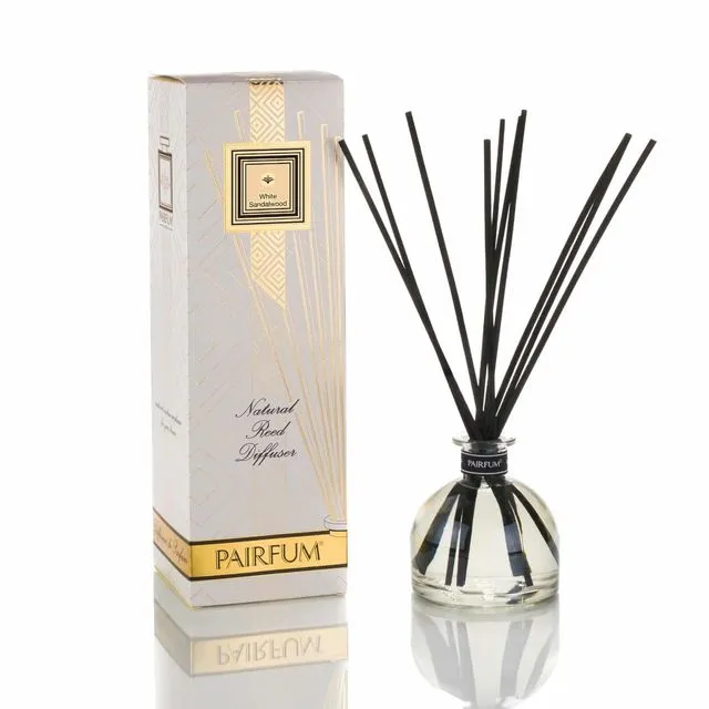 White Sandalwood Large Reed Diffuser 250 ml – Bell Shape (Case of 4)
