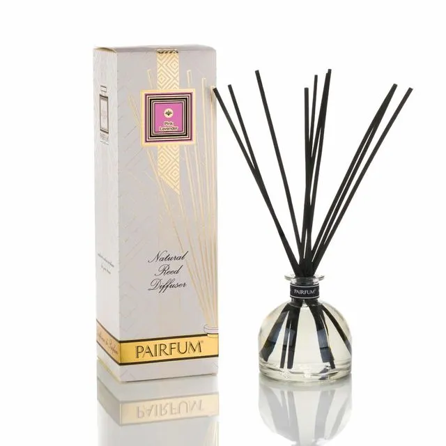 Pink Lavender Large Reed Diffuser 250 ml – Bell Shape (Case of 4)