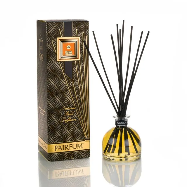 Cognac & Vanilla Large Reed Diffuser 250 ml – Bell Shape (Case of 4)
