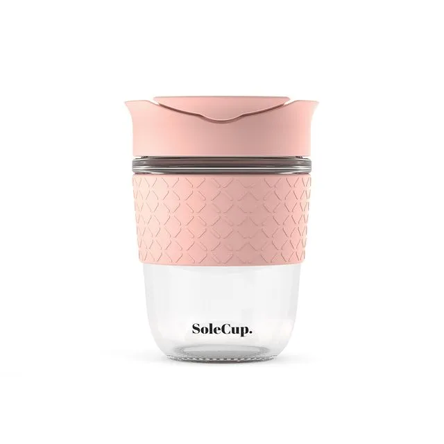 SoleCup Travel Mug - Original - 12oz Pink Silicone