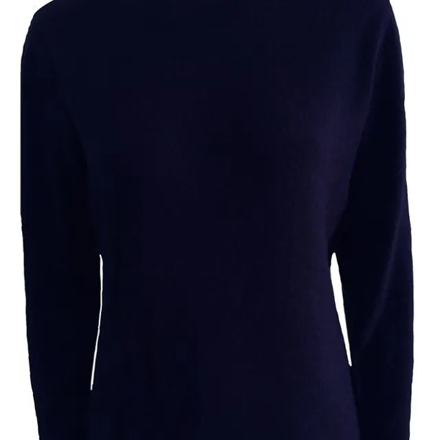 Cashmere Turtleneck fitted navy