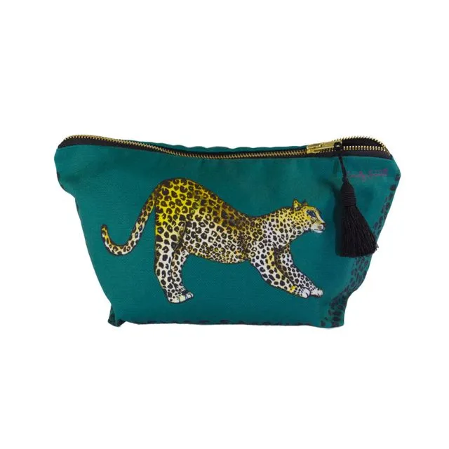 Luanna Leopard Cosmetic Bag
