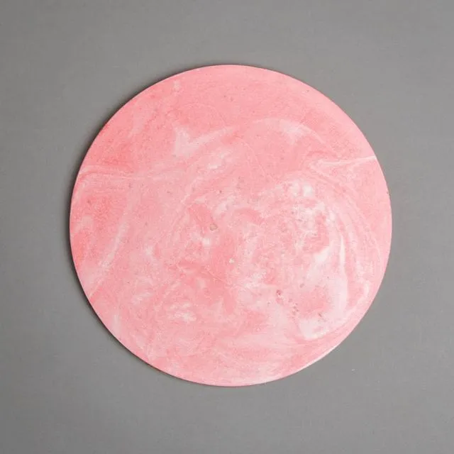 Large 22cm Slab - Pink Marble
