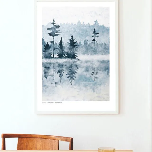 Forest Lake Print