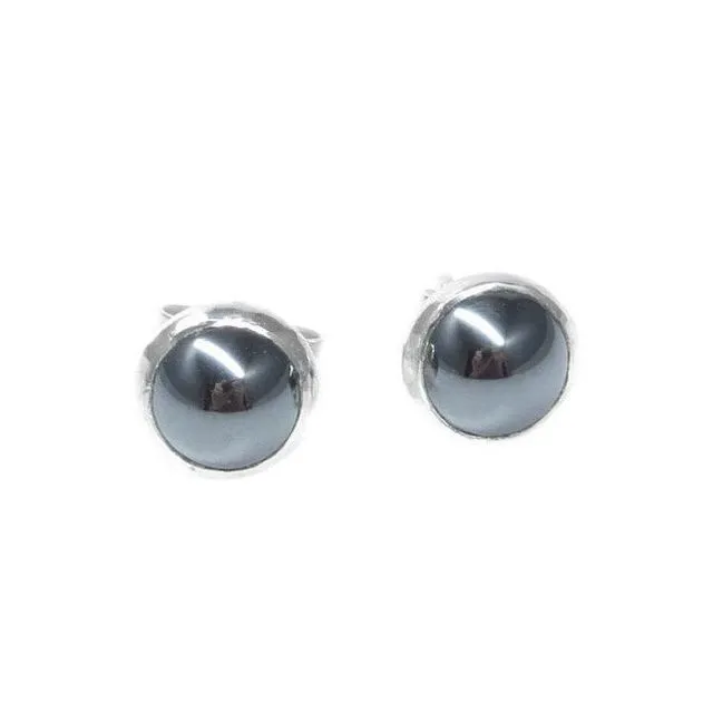 Sterling Silver Hematite Earrings