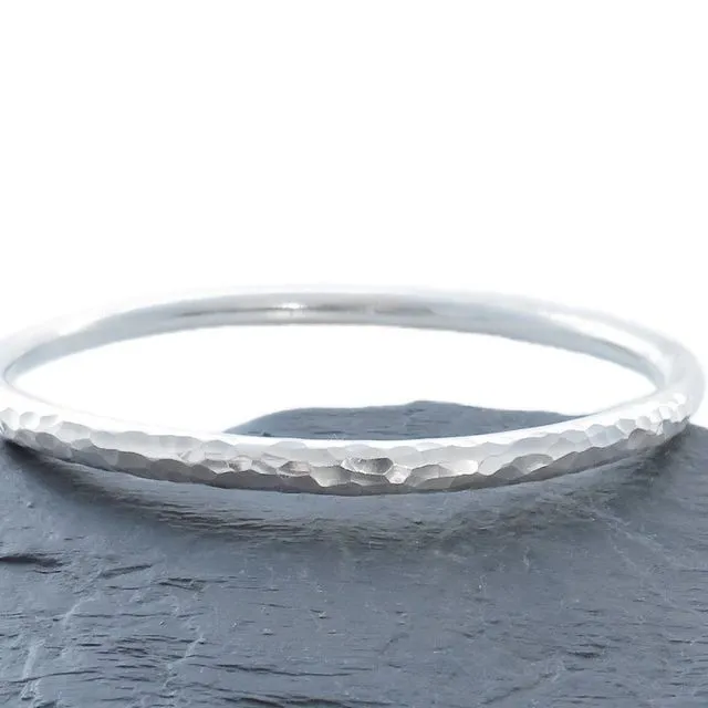 Sterling Silver solid Bangle