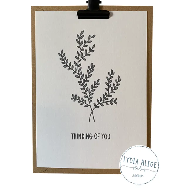 Thoughtful Greetings Card | Eco Friendly | Thinking Of You