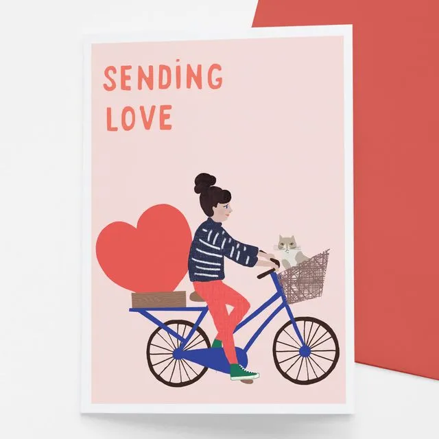 Love Bike Delivery card