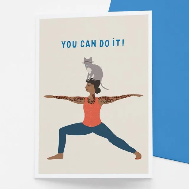 You Can Do It good luck card
