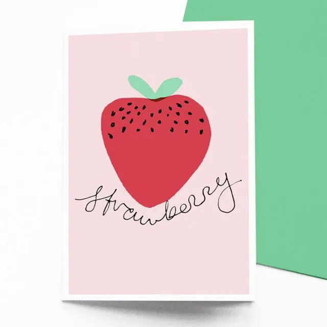 Strawberry Everyday card